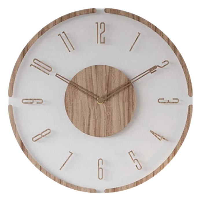 Nordic Wooden Wall Clock – Simple & Elegant Design for Modern Interiors