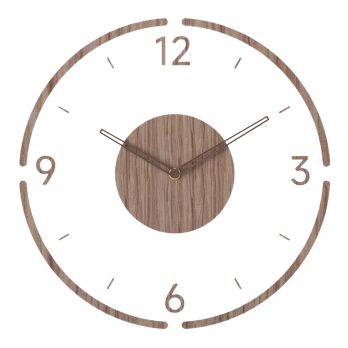 Nordic Wooden Wall Clock – Simple & Elegant Design for Modern Interiors