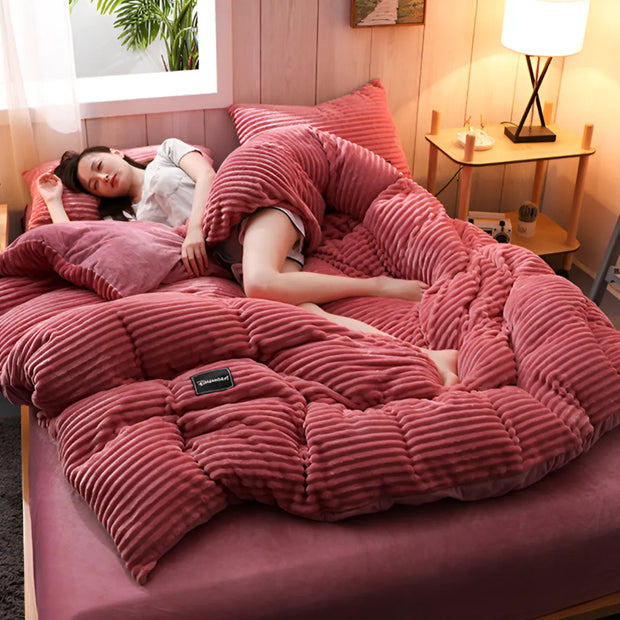 Cozy Bedding Set – Warm & Comfortable Blanket with Pillowcases