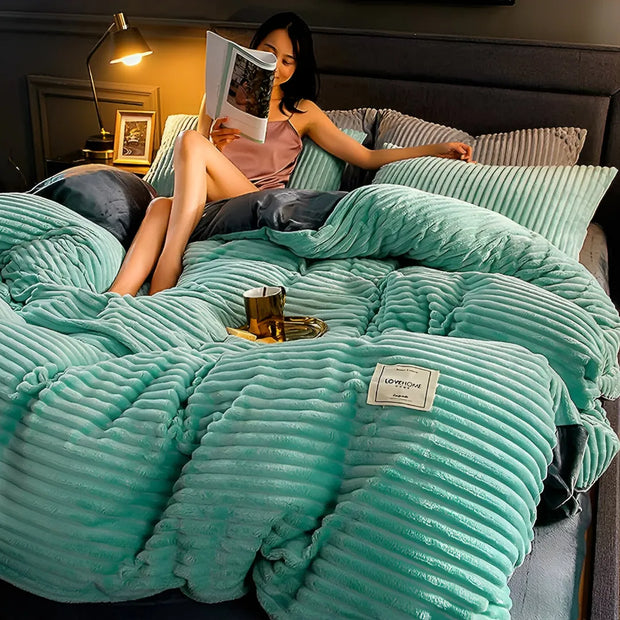 Cozy Bedding Set – Warm & Comfortable Blanket with Pillowcases