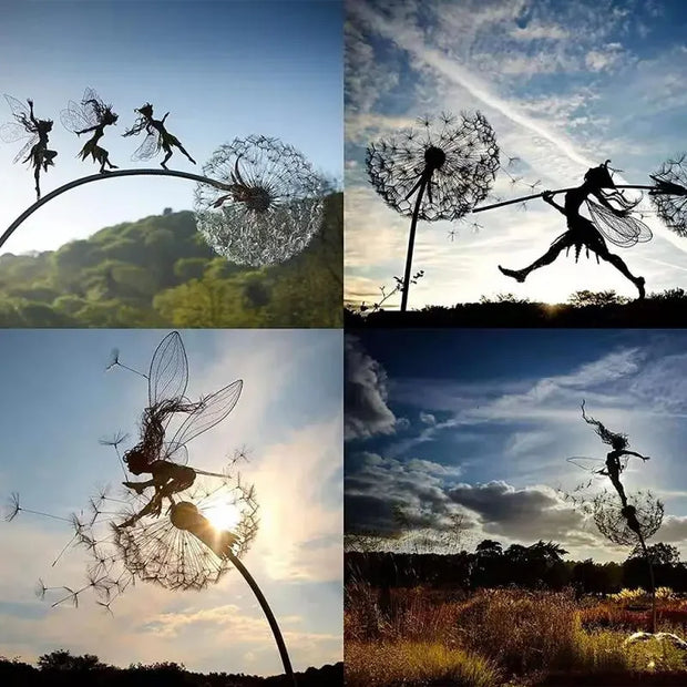 Dandelion Glow Dance – Enchanting Garden Light for Magical Evenings
