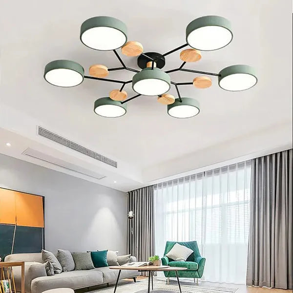 Designer Slim Ceiling Light – Hand-Finished Detail for Modern Interiors