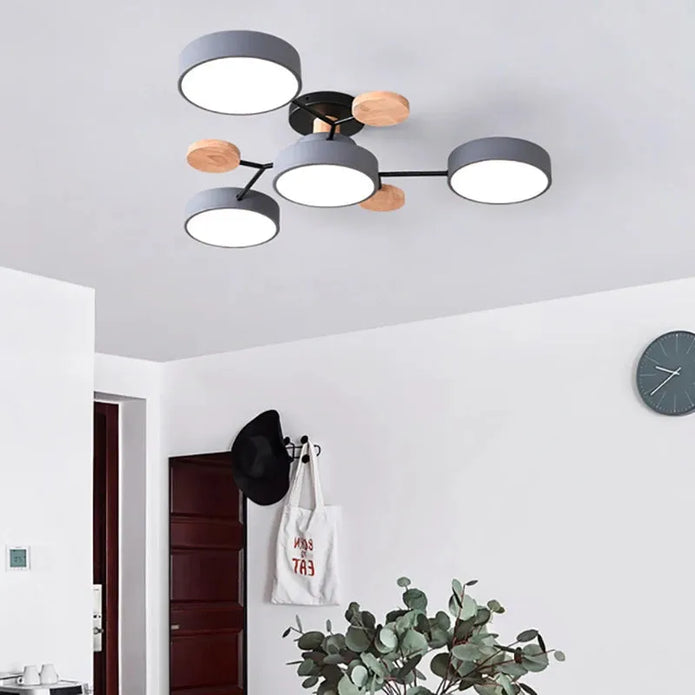 Designer Slim Ceiling Light – Hand-Finished Detail for Modern Interiors