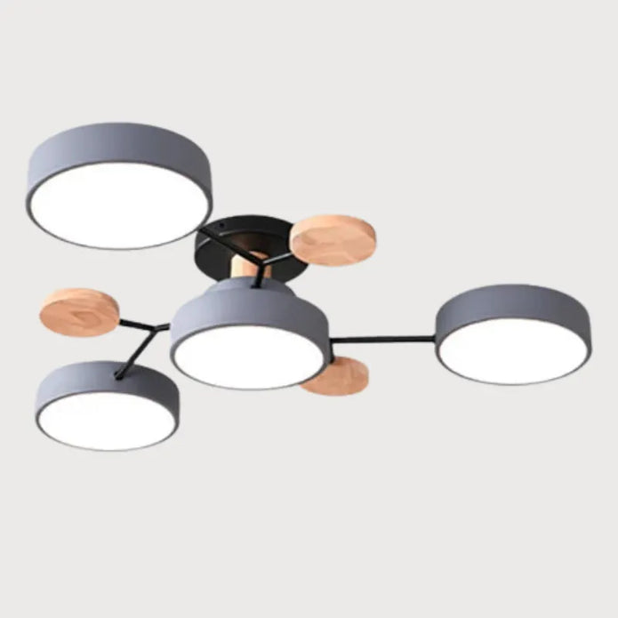 Designer Slim Ceiling Light – Hand-Finished Detail for Modern Interiors