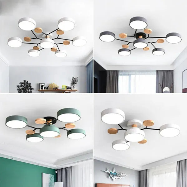 Designer Slim Ceiling Light – Hand-Finished Detail for Modern Interiors