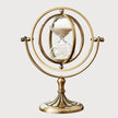 Elegant Hourglass Clock – Timeless Beauty with Practical Functionality