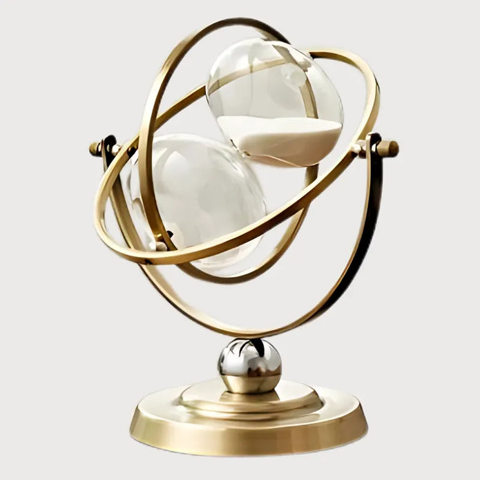 Elegant Hourglass Clock – Timeless Beauty with Practical Functionality
