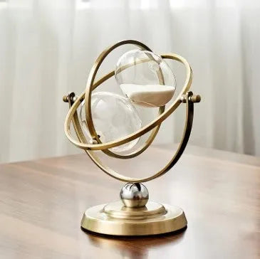 Elegant Hourglass Clock – Timeless Beauty with Practical Functionality