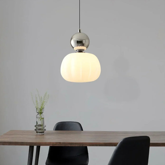 Glass Charm Ceiling Light – Golden Luxury Accent for Modern Interiors
