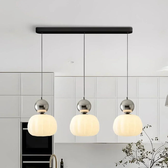 Glass Charm Ceiling Light – Golden Luxury Accent for Modern Interiors