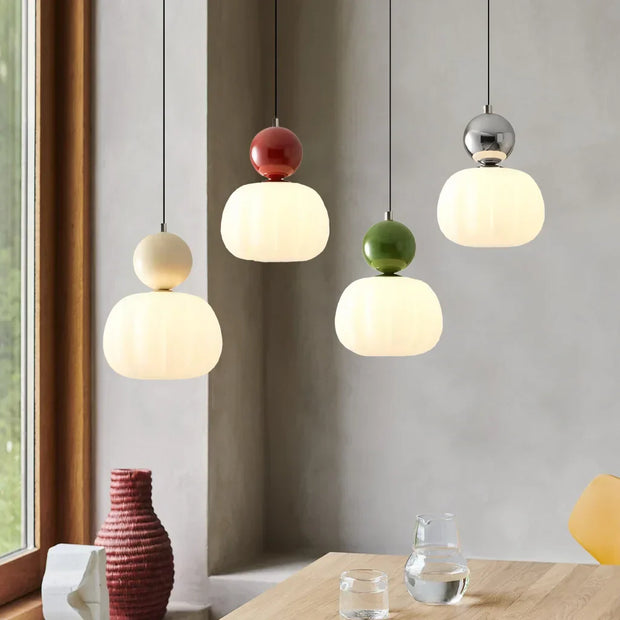 Glass Charm Ceiling Light – Golden Luxury Accent for Modern Interiors