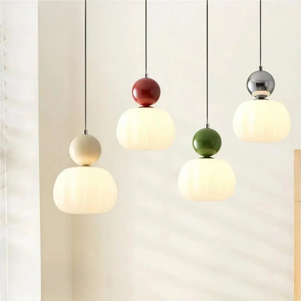 Glass Charm Ceiling Light – Golden Luxury Accent for Modern Interiors