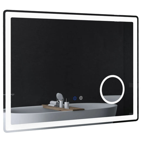 LED Bathroom Mirror – Adjustable Lighting and Magnification for Precision