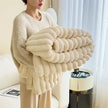 Luxury Fluffy Throw Blanket – Warm & Cozy Bunny-Inspired Design