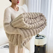 Luxury Fluffy Throw Blanket – Warm & Cozy Bunny-Inspired Design