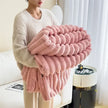 Luxury Fluffy Throw Blanket – Warm & Cozy Bunny-Inspired Design