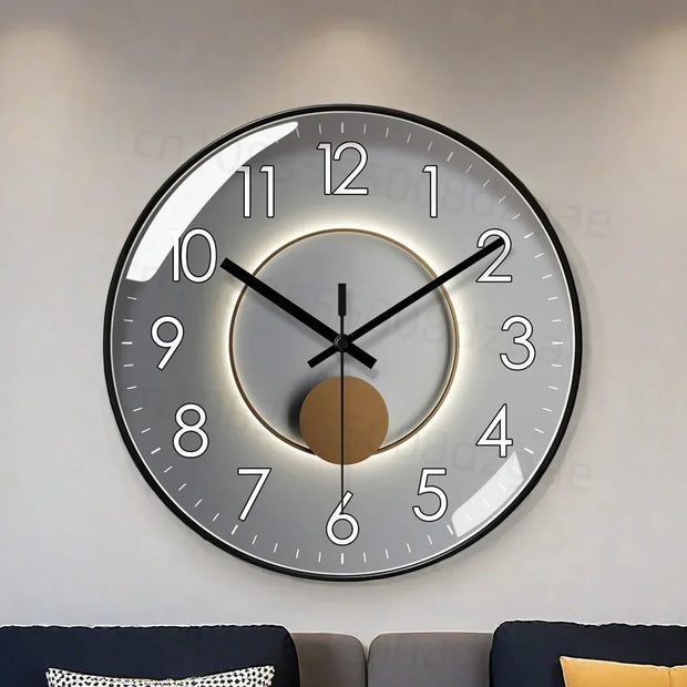 Luxury Round Wall Clock – Modern Decorative Timepiece for Stylish Homes