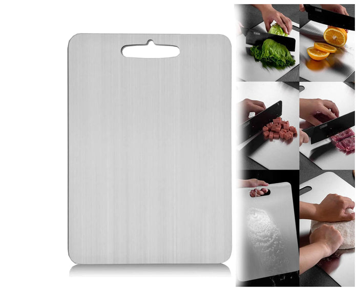 Luxury Titanium Kitchen Board – Durable, Hygienic & Resistant to Cuts and Scratch