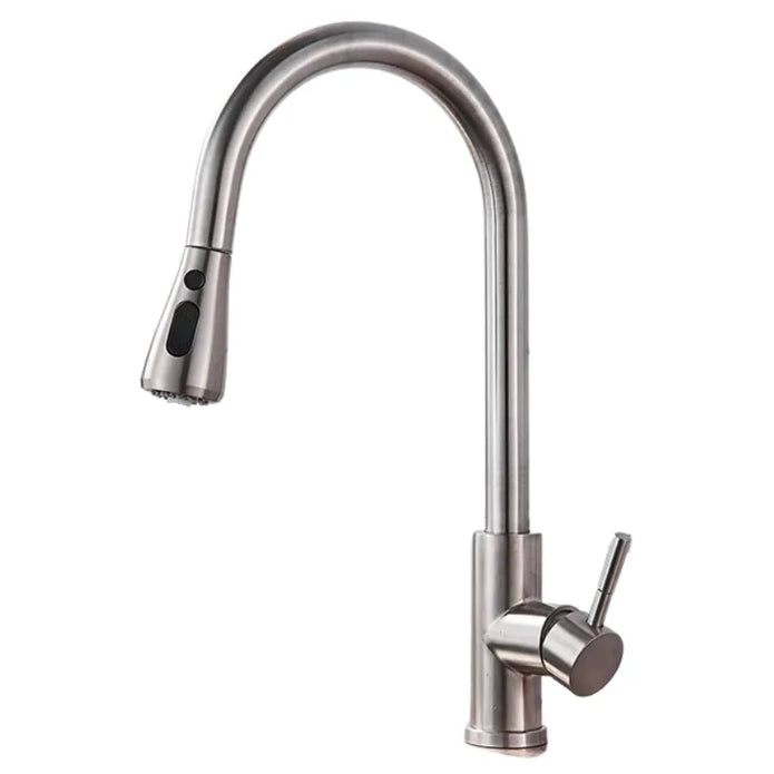 Modern Kitchen Faucet – Movable Spout with Durable Nickel Finish