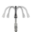 Modern Kitchen Faucet – Movable Spout with Durable Nickel Finish