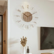 Nordic Wooden Wall Clock – Simple & Elegant Design for Modern Interiors