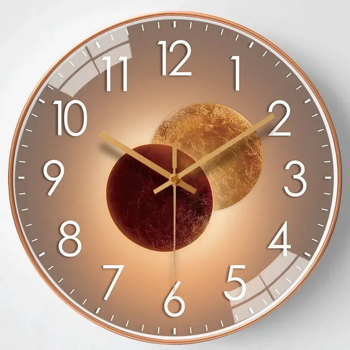 Quiet & Elegant Wall Clock – Contemporary Style for Home or Office
