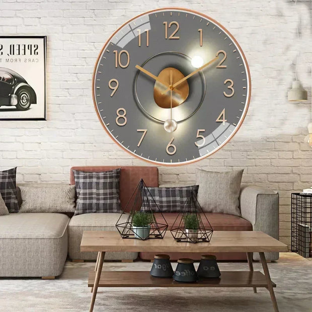 Quiet & Elegant Wall Clock – Contemporary Style for Home or Office