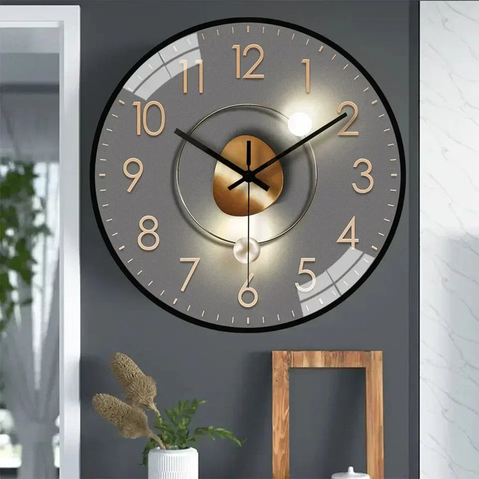 Quiet & Elegant Wall Clock – Contemporary Style for Home or Office