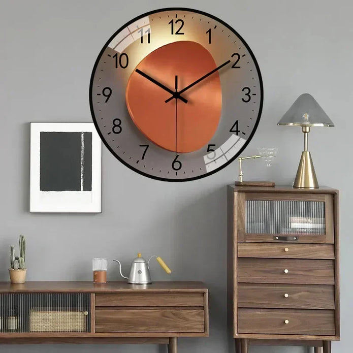 Quiet & Elegant Wall Clock – Contemporary Style for Home or Office