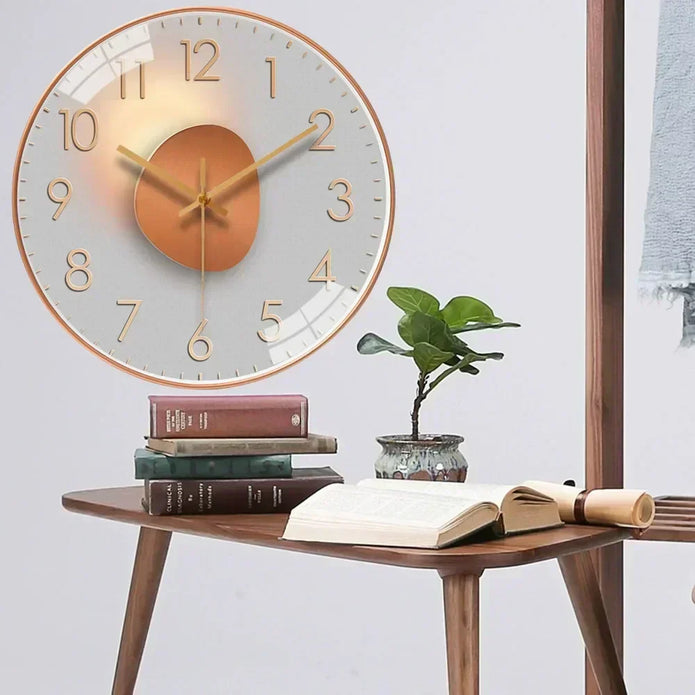 Quiet & Elegant Wall Clock – Contemporary Style for Home or Office
