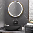 Round LED Bathroom Mirror – Time Display and Memory Function for Modern Spaces
