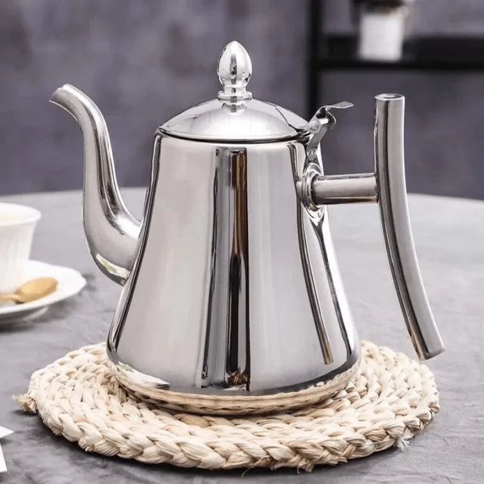 Stainless Steel Induction Kettle – Durable Design with Built-in Filter