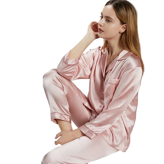 Women’s Satin Pajama Set – Comfort & Elegance for Nighttime Relaxation